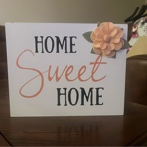 Home Sweet Home sign